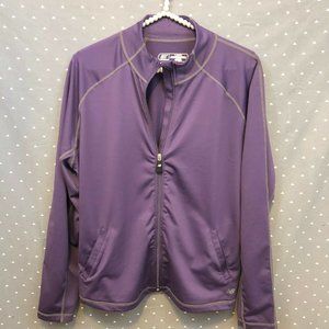 New Balance Jacket Sz Large Purple Zip Up